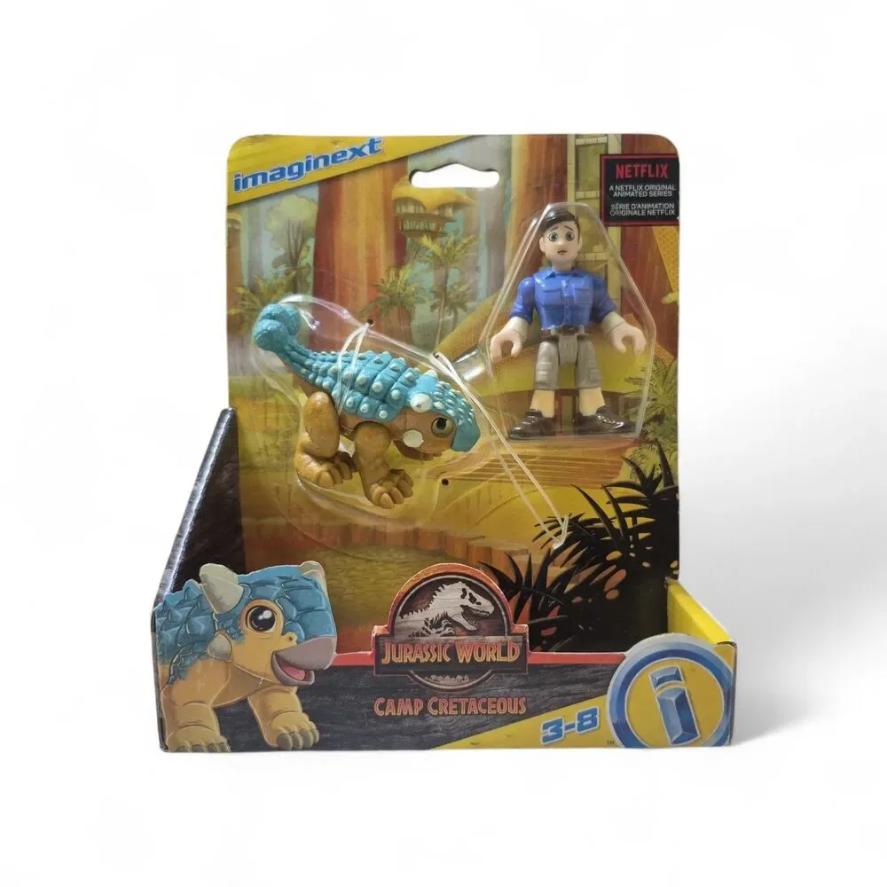 IMAGINEXT Jurassic World Camp Cretaceous Toy Bumpy and Ben toy  NEW